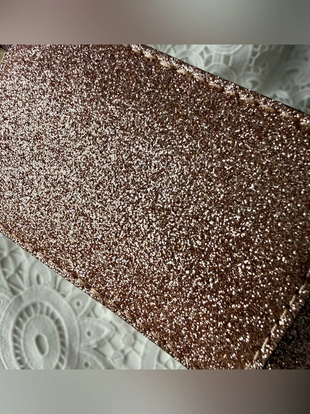 Kate Spade Andi Glitter Mini Canteen Bag